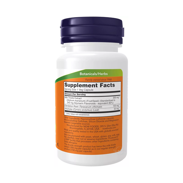 Now Foods Milk Thistle Extract (Silymarin) COMPLEX 300 mg, 50 vegetarian capsules
