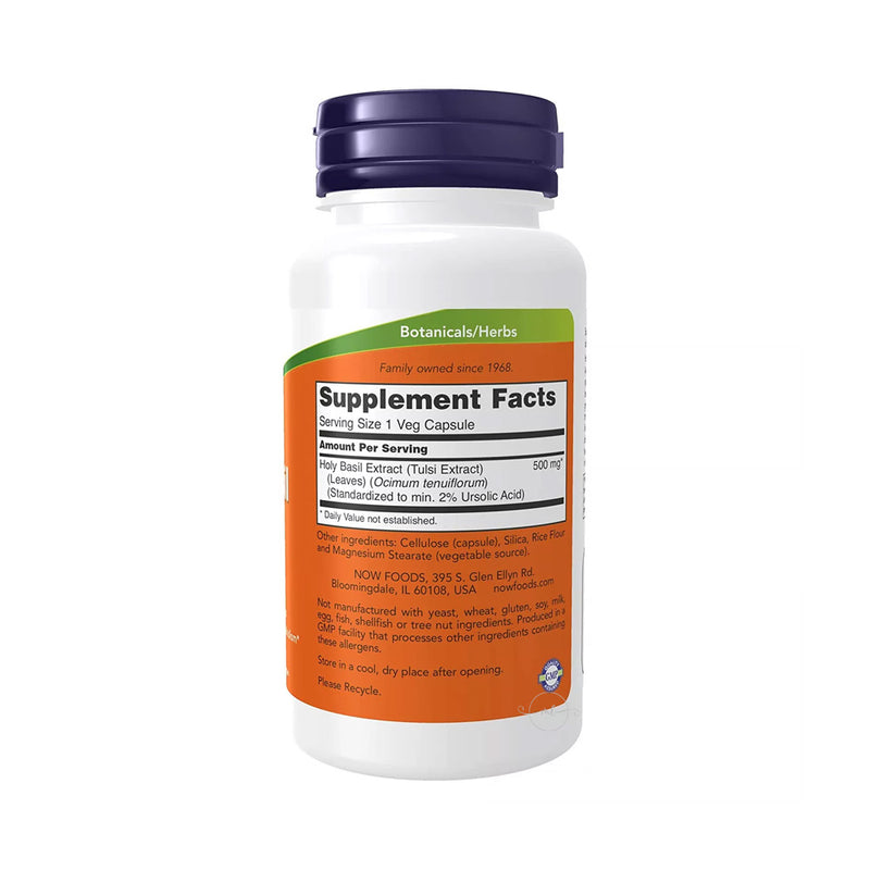 NOW Foods Holy Basil Extract, 500mg  - 90 vcaps