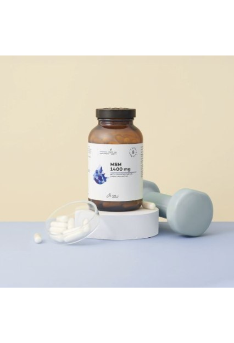 Aura Herbals MSM 1400 mg, organic sulfur, 120 capsules