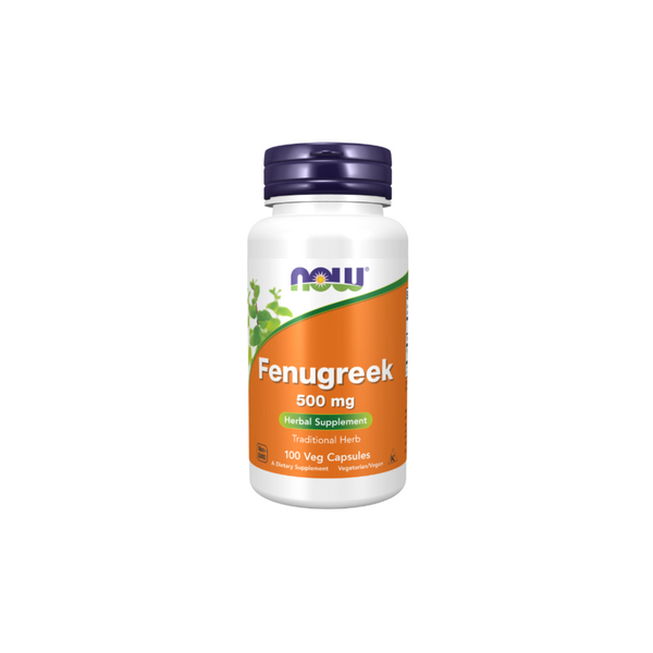 Now Foods Fenugreek 500 mg, 100 veg capsules