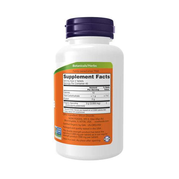 NOW Foods Spirulina - 1000mg  - 240 tablets