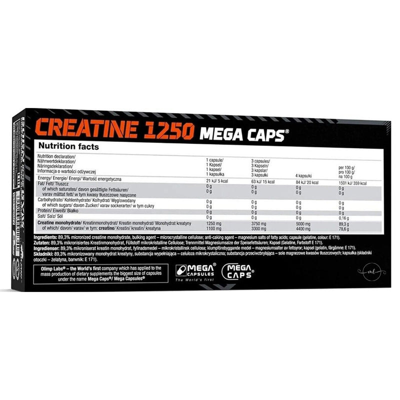 Olimp Nutrition Creatine 1250 Mega Caps  - 120 caps