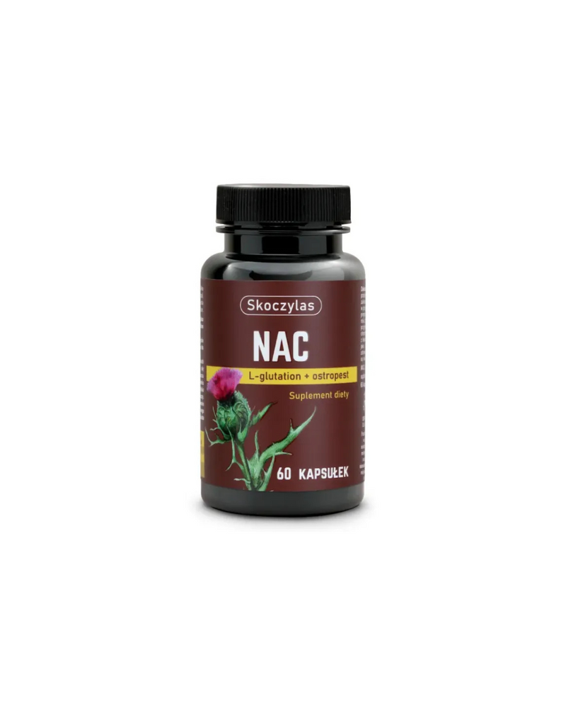 Skoczylas New NAC L-Glutathione, Milk Thistle, LIVER SUPPORT, 60 capsules