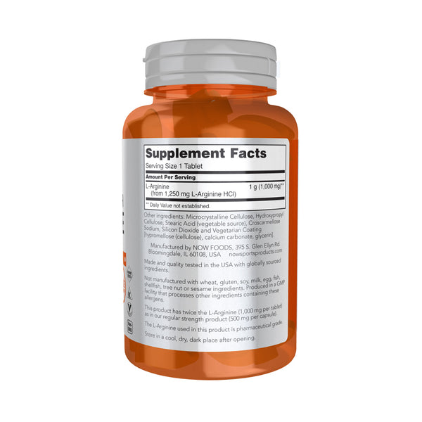 NOW Foods L-Arginine - 1000mg  - 60 tablets