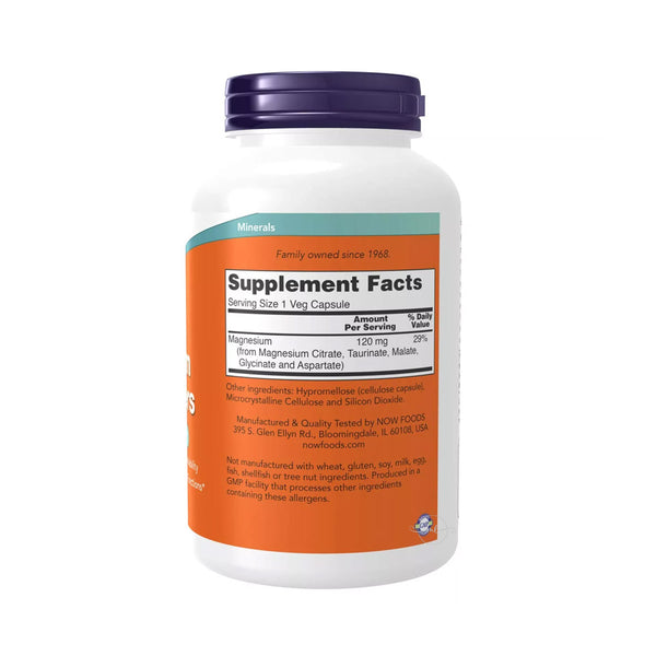 NOW Foods Magnesium Transporters  - 180 vcaps