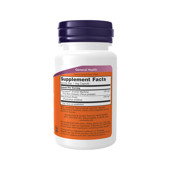 NOW Foods Pycnogenol - 100mg  - 60 vcaps