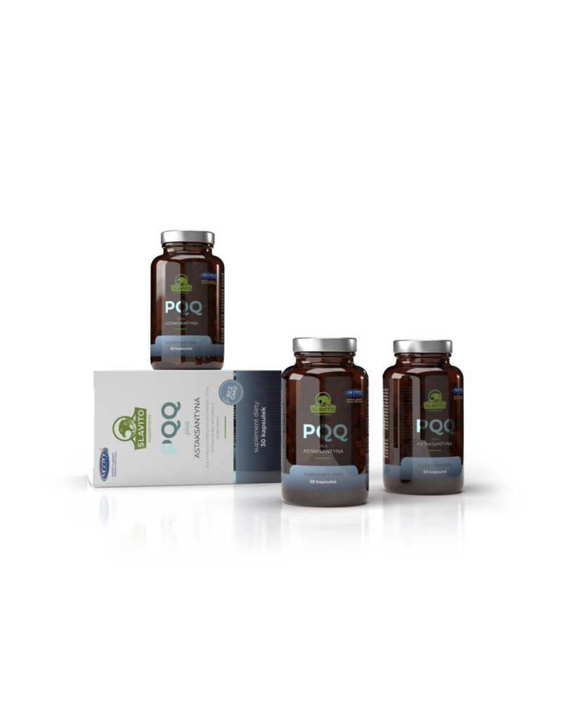 Slavito PQQ plus Astaxanthin, 30 capsules - recommended by Dr H. Czerniak