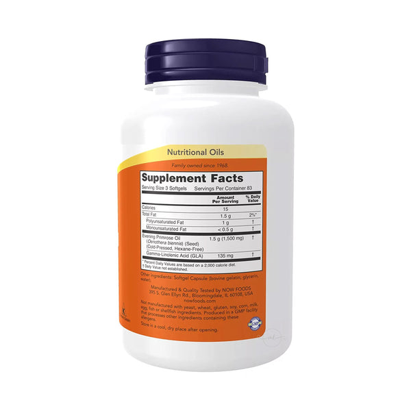 NOW Foods Evening Primrose Oil - 500mg  - 250 softgels