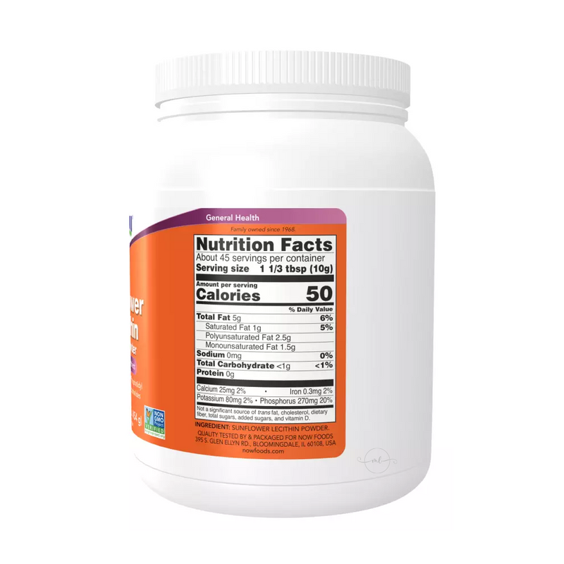 Now Foods Sunflower Lecithin (Sunflower Lecithin) - 454 g