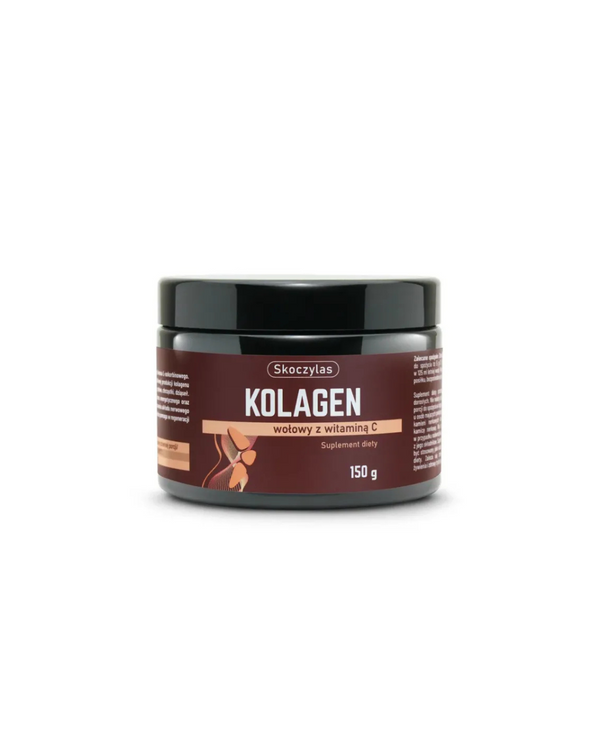 Skoczylas New BEEF COLLAGEN with VITAMIN C, powder 150g, JOINTS BONES Hair SKIN