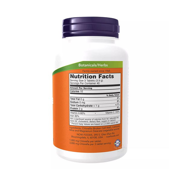 Now Foods Chlorella 1000 mg / 120 tablets