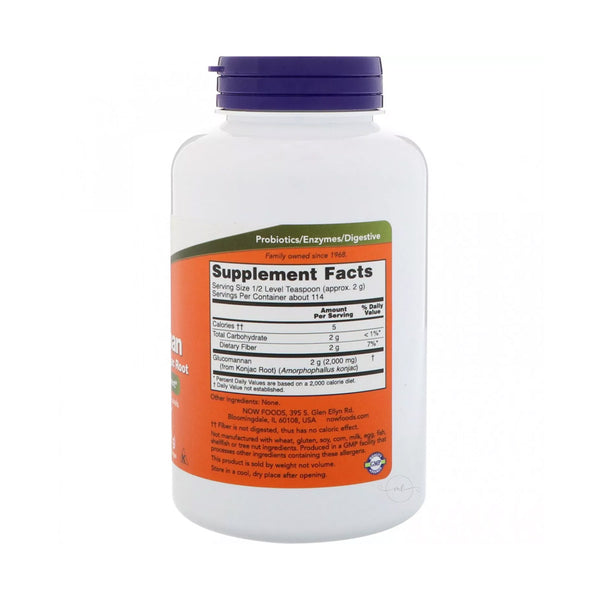 NOW Foods Glucomannan from Konjac Root - Pure Powder  - 227 grams