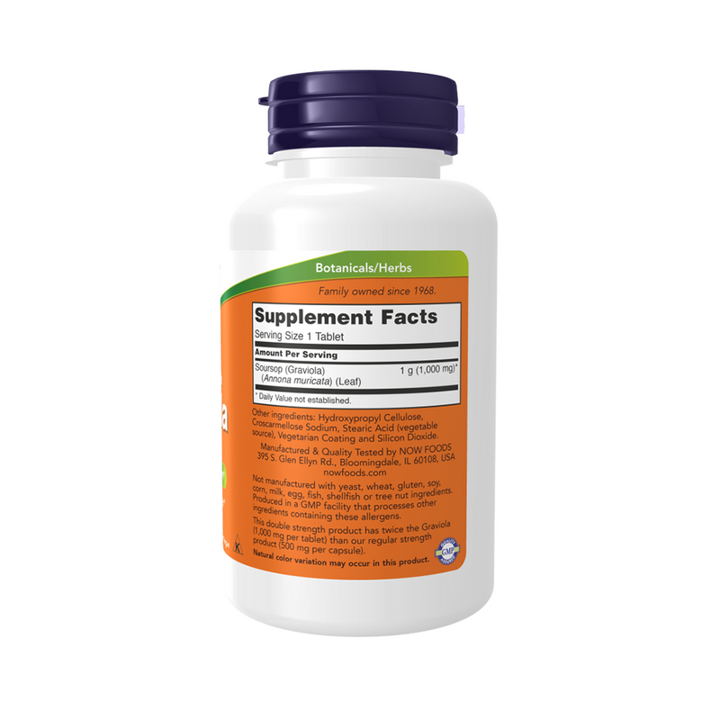 Now Foods Graviola 1000 mg / 90 tablets