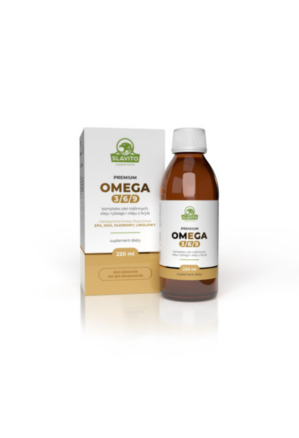 Slavito Premium Omega 3 6 9 - 220 ml - recommended by Dr H. Czerniak