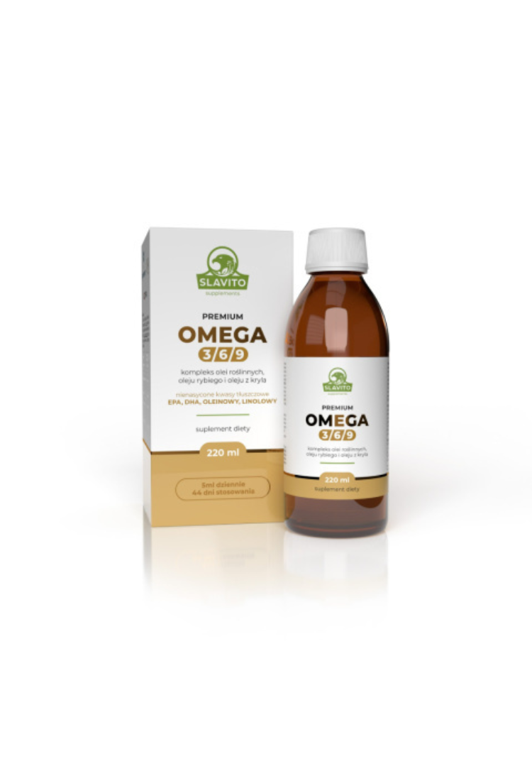 Slavito Premium Omega 3 6 9 - 220 ml - recommended by Dr H. Czerniak