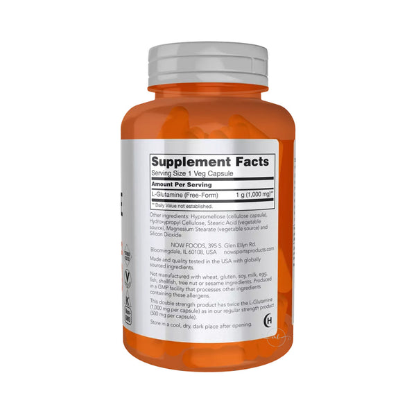 NOW Foods L-Glutamine - 1000mg  - 240 vcaps
