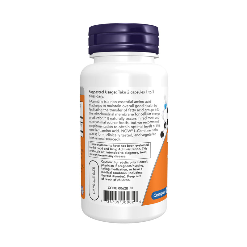 NOW Foods L-Carnitine - 250mg  - 60 vcaps