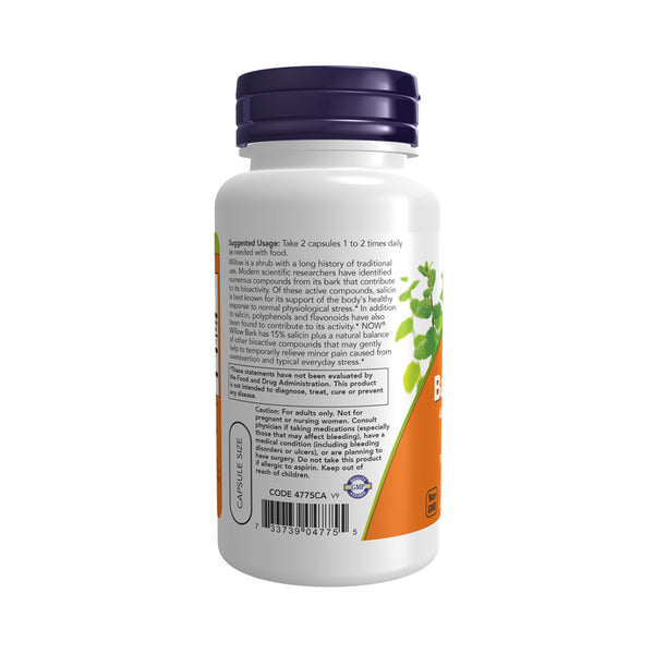NOW Foods Willow Bark Extract, 400mg  - 100 caps