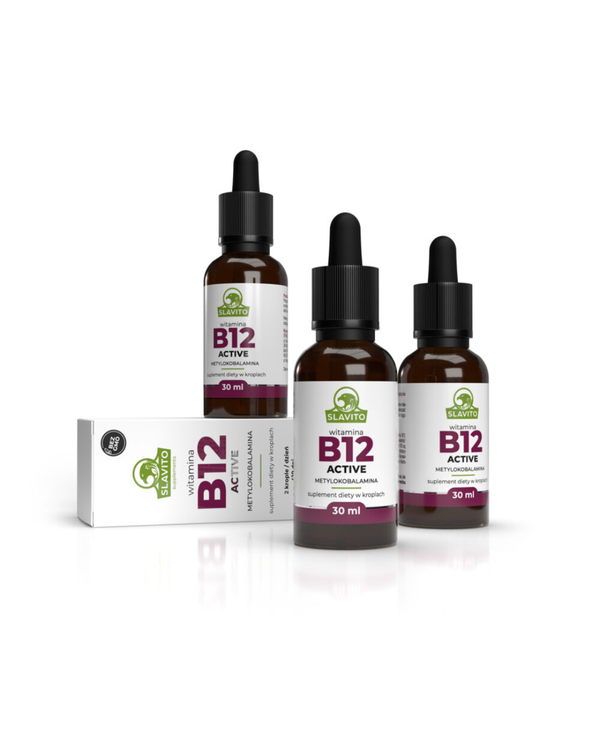 Slavito Vitamin B12 Active 30ml - recommended by Dr H. Czerniak