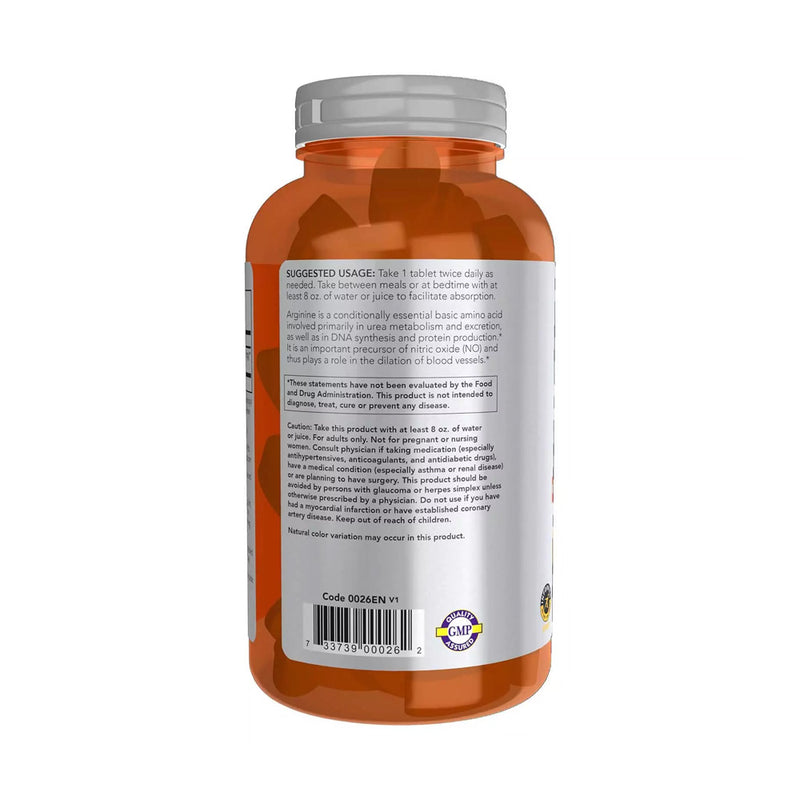 NOW Foods L-Arginine - 1000mg  - 180 tablets