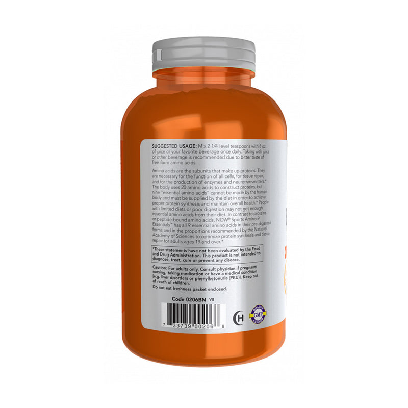 NOW Foods Amino-9 Essentials, Powder  - 330 grams
