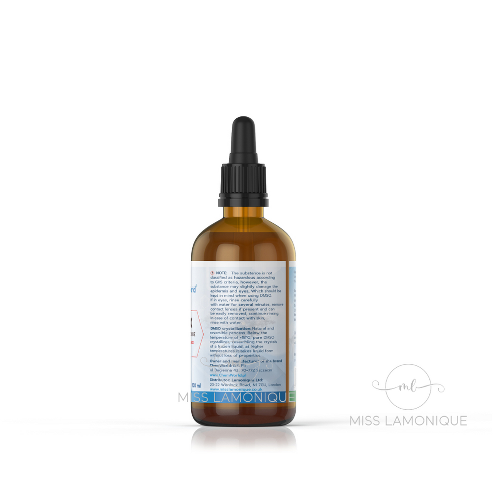 Chemworld Dmso (dimethyl Sulfoxide) 99.99% , 100 Ml – Miss Lamonique