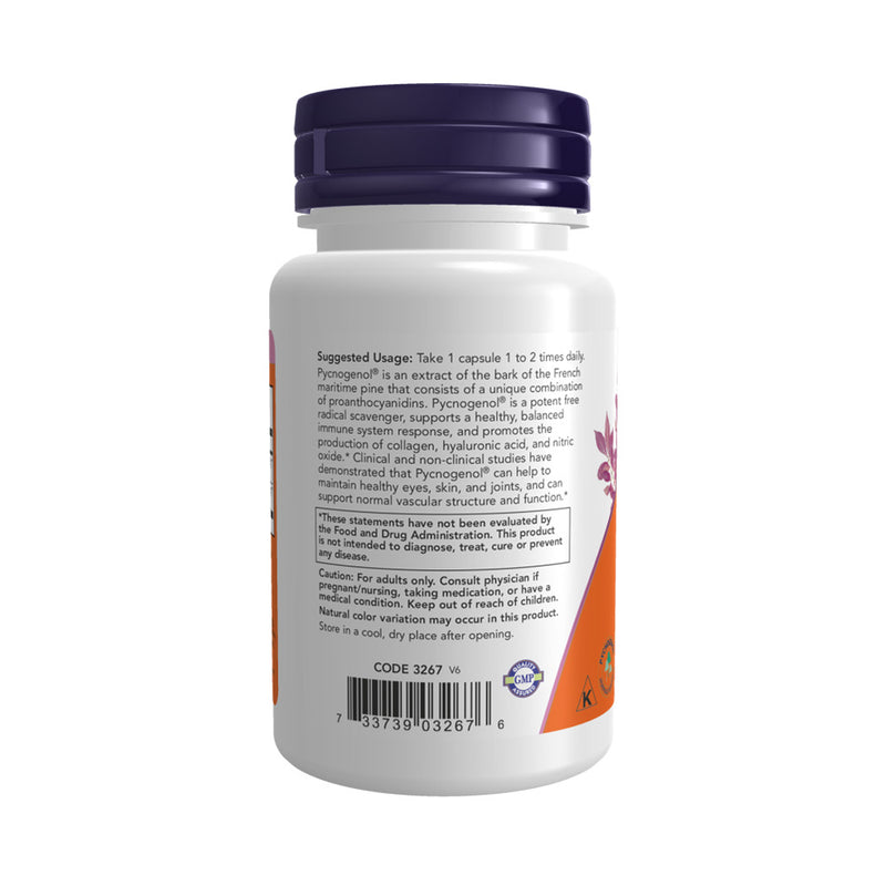 NOW Foods Pycnogenol - 100mg  - 60 vcaps