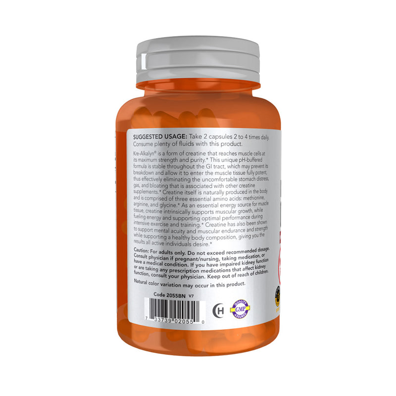 NOW Foods Kre-Alkalyn Creatine  - 120 vcaps
