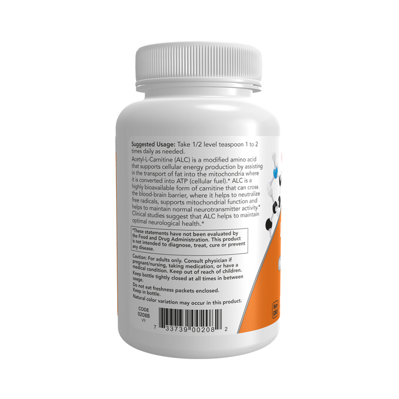 Now Foods Acetyl-L-Carnitine powder (85 grams)