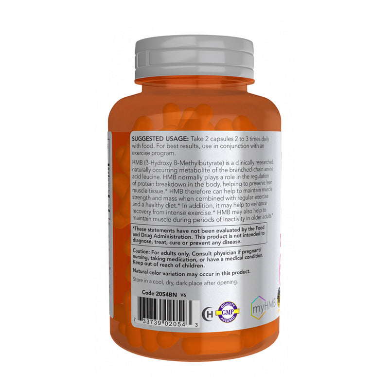 NOW Foods HMB - 500mg  - 120 vcaps