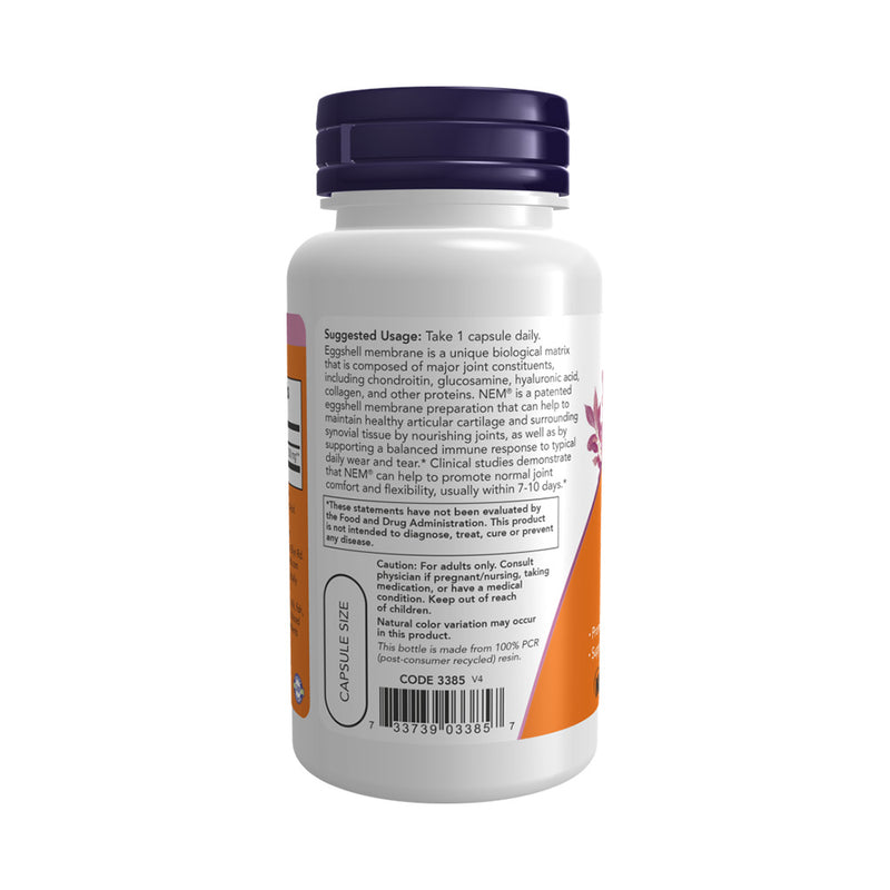 NOW Foods Eggshell Membrane, 500mg  - 60 vcaps