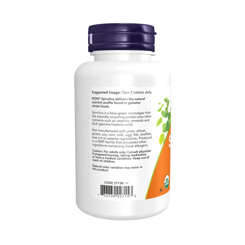 NOW Foods Spirulina - 1000mg  - 240 tablets