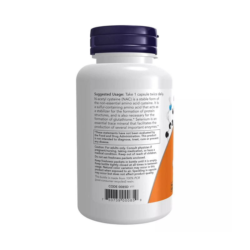Now Foods NAC – N-Acetylcysteine 600 mg / 250 capsules