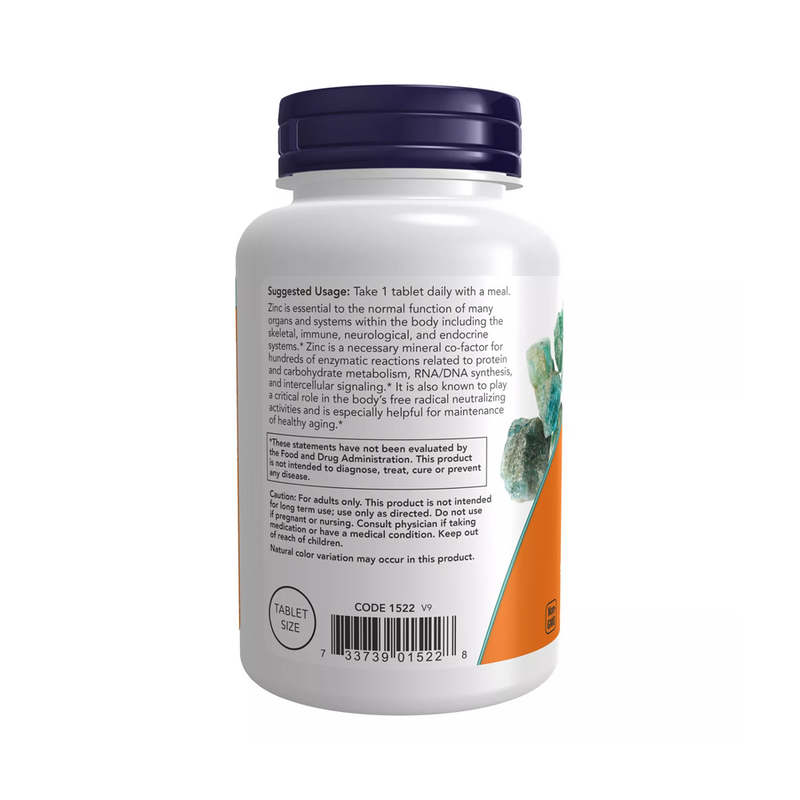 Now Foods Zinc 50 mg / 250 vegetarian tablets