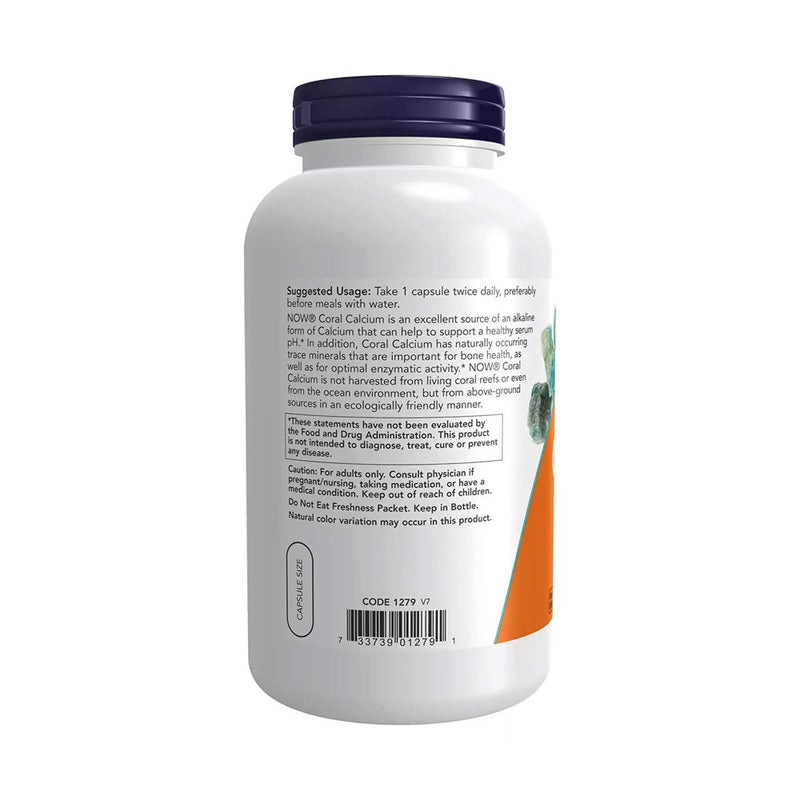 NOW Foods Coral Calcium - 1000mg  - 250 vcaps