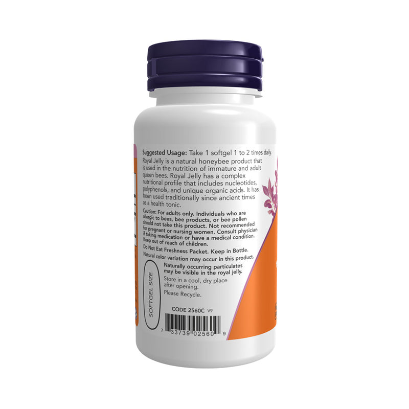 NOW Foods Royal Jelly - 1000mg Equivalency  - 60 softgels