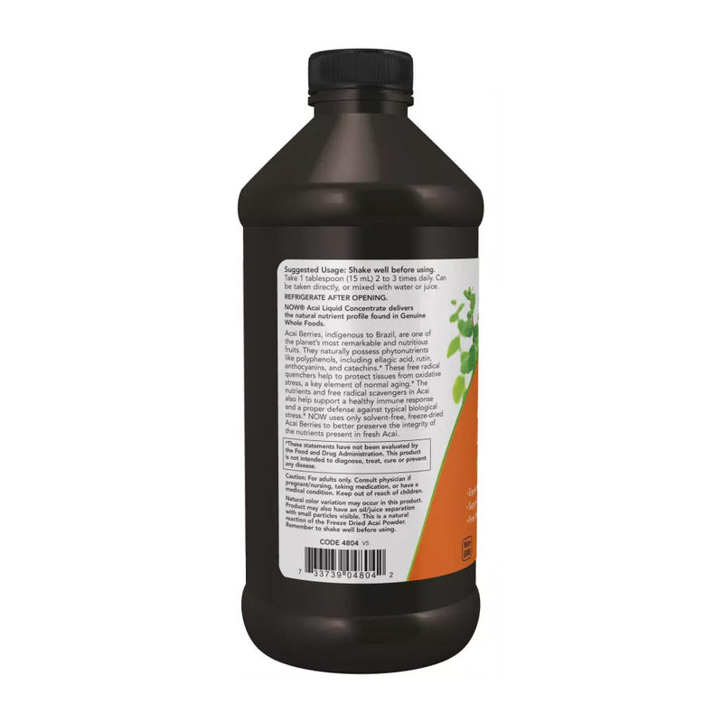 NOW Foods Acai Liquid Concentrate  - 473 ml.