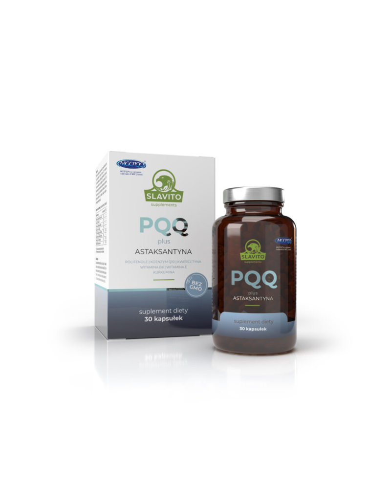Slavito PQQ plus Astaxanthin, 30 capsules - recommended by Dr H. Czerniak
