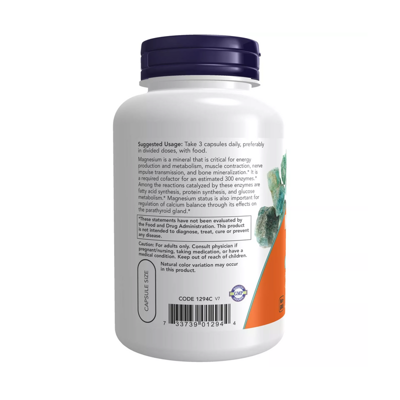 Now Foods Magnesium Citrate, 120 capsules