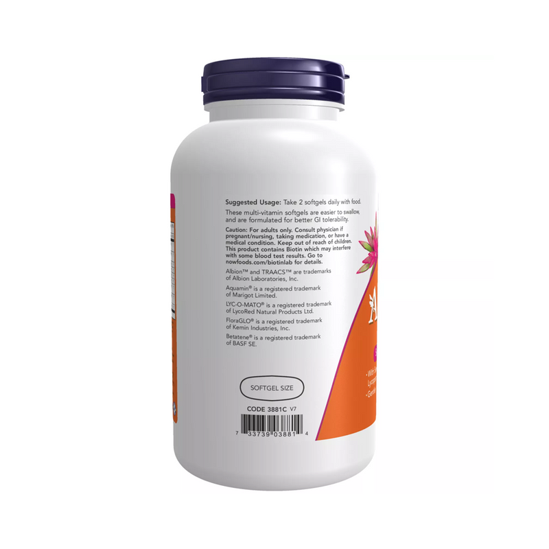 Now Foods ADAM™ – multivitamin for Him 180 gel capsules