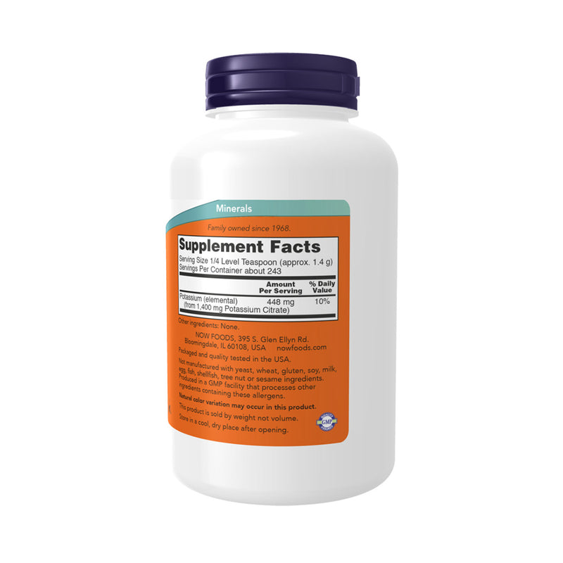 Now Foods Potassium citrate powder 340 g