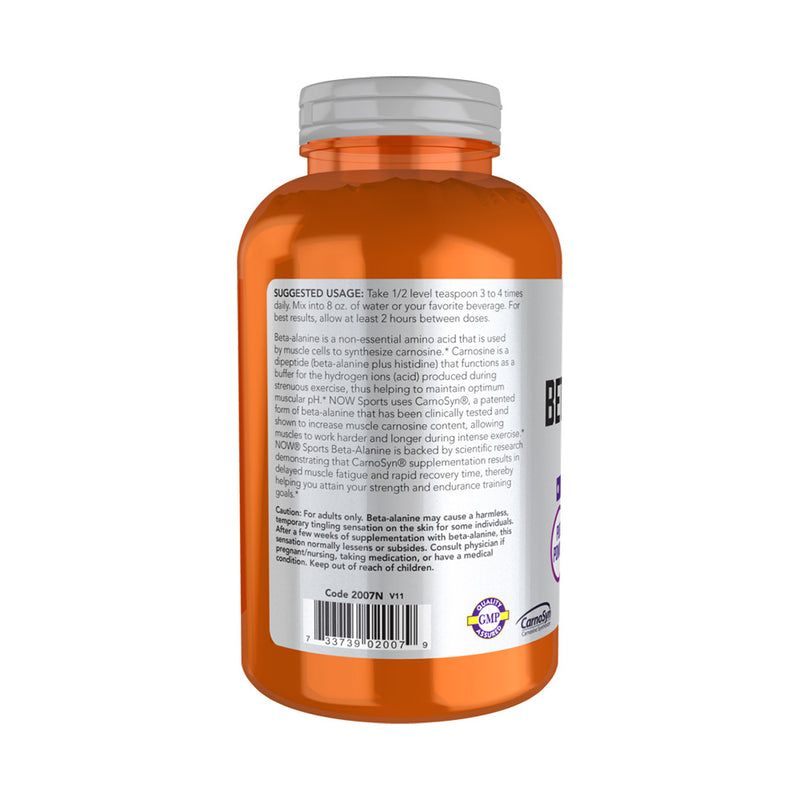 NOW Foods Beta-Alanine - Powder  - 500 grams