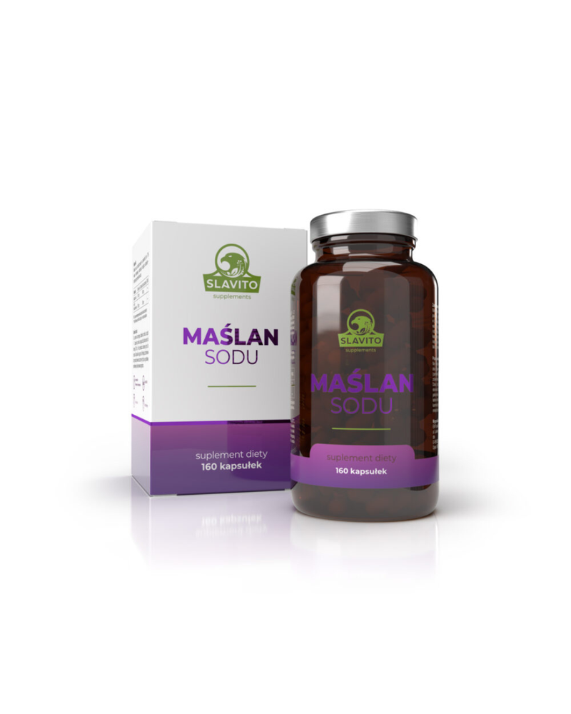 SLAVITO Sodium Butyrate 160 capsules - recommended by Dr H. Czerniak