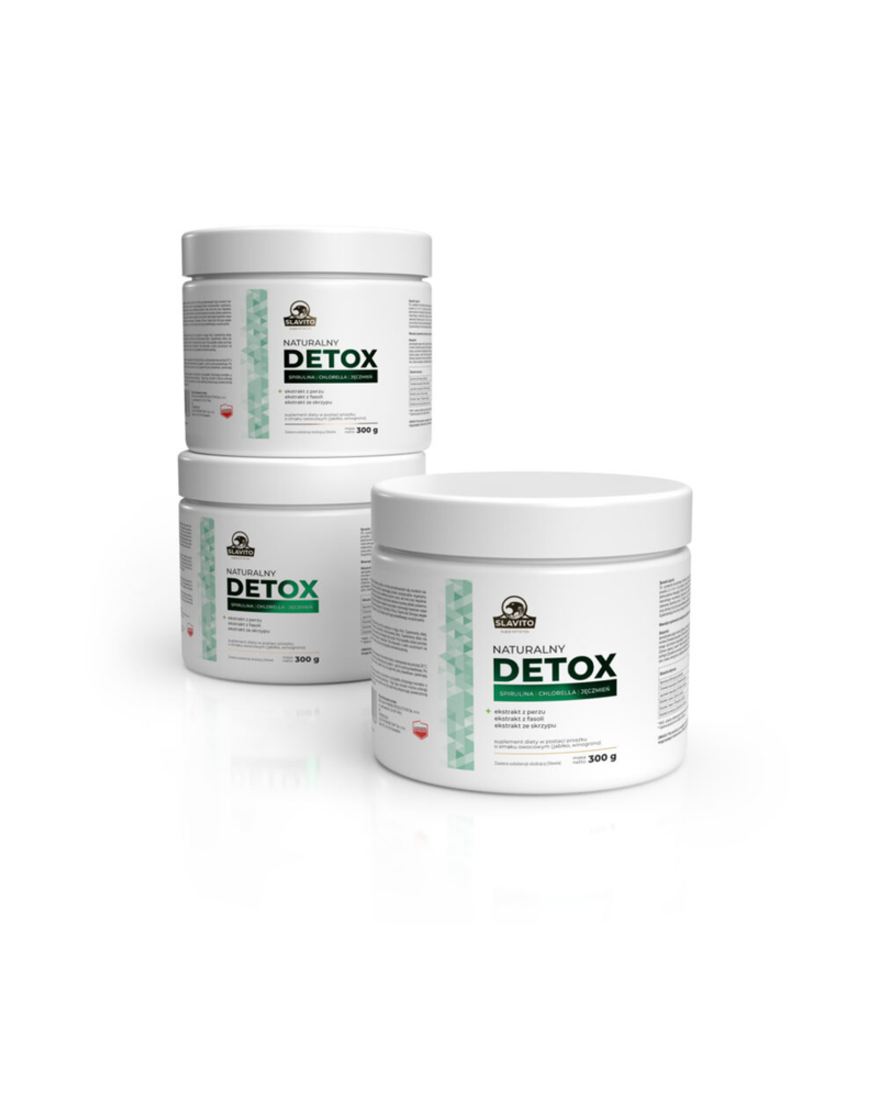 Slavito Detox Spirulina, Chlorella, Barley, 300 g - recommended by Dr H. Czerniak