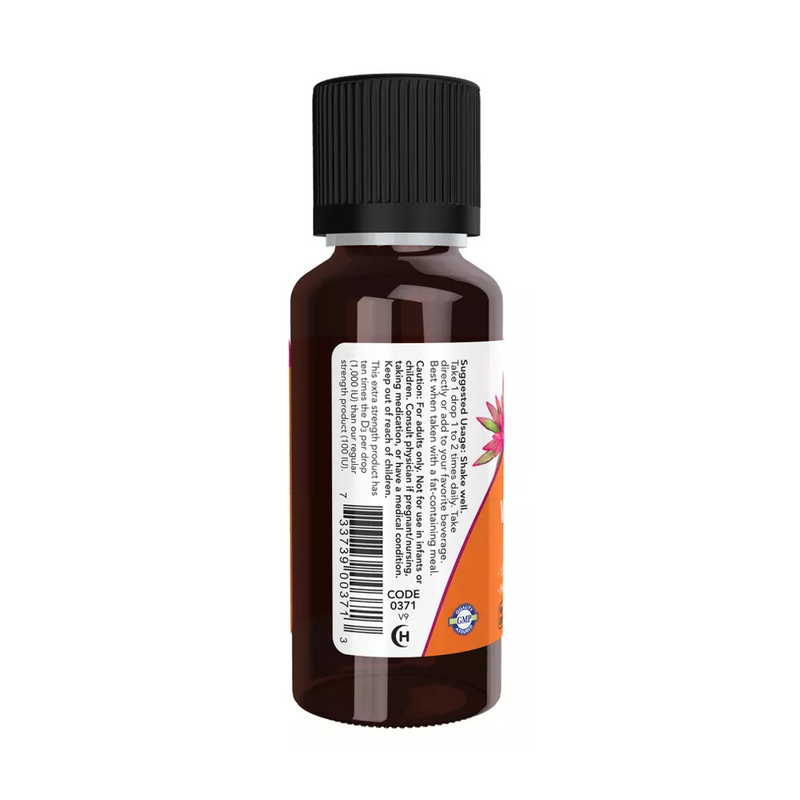 Now Foods Vitamin D3 1000 IU based on MCT coconut oil 30ml