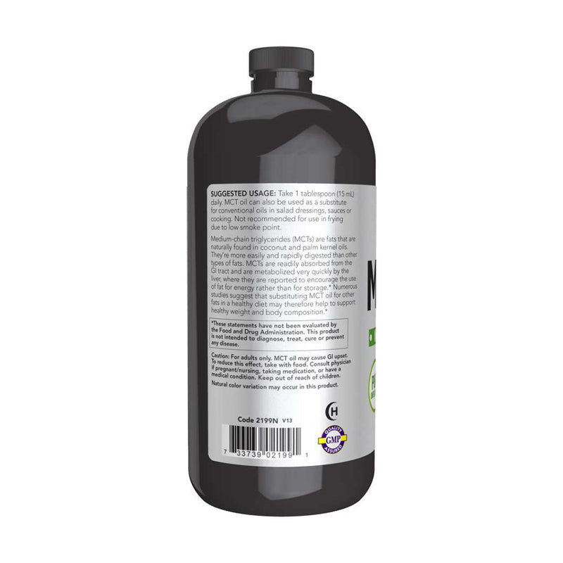 NOW Foods MCT Oil - Pure Liquid  - 946 ml.