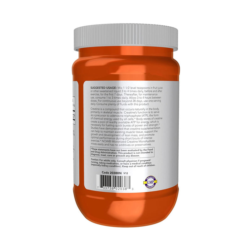 NOW Foods Micronized Creatine Monohydrate  - 500 grams