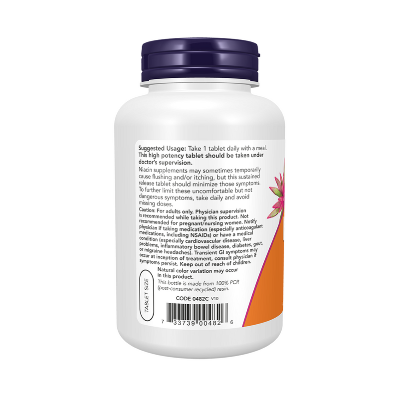 Now Foods VITAMIN B3 (NIACIN) 500 mg / 250 tablets
