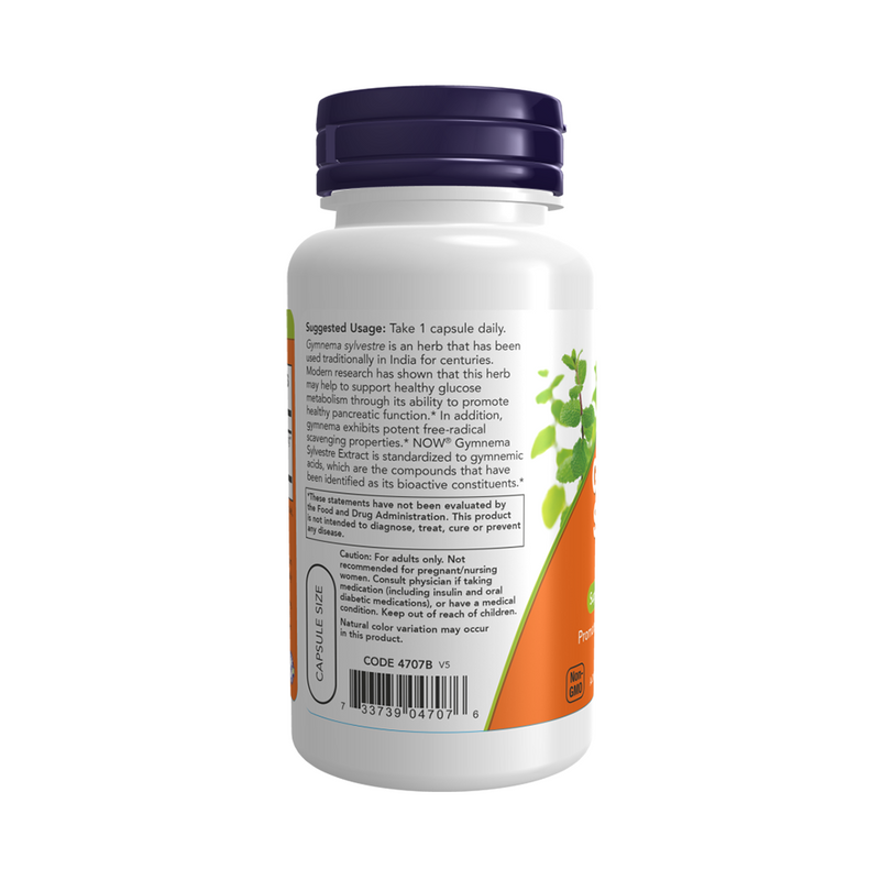 Now Foods Gymnema Sylvestre 400 mg – Extract 90 vegetarian capsules