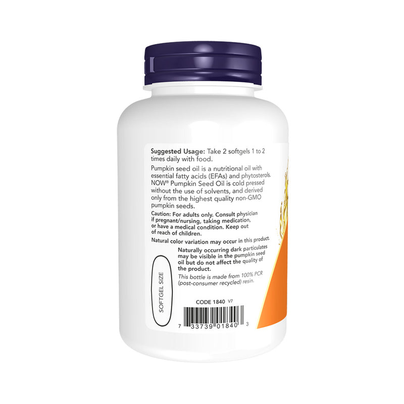 NOW Foods Pumpkin Seed Oil - 1000mg  - 200 softgels